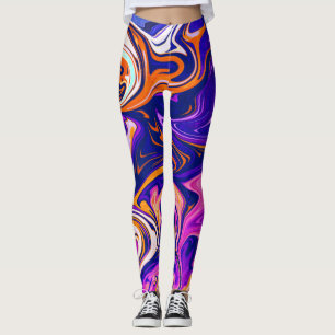 Leggings Peinture colorée Meilleur art, abstrait moderne