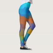 Leggings Peinture colorée Plaque #30 (Droite)