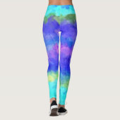 Leggings Peinture colorée Plaque #36 (Dos)