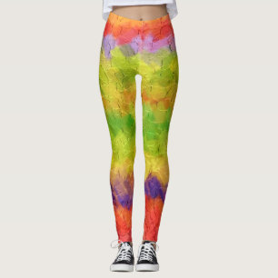Leggings Peinture colorée Plaque #38
