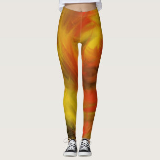 Leggings Peinture d'art de culte chrétien Feu du Saint-Espr