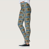 Leggings Peinture de Burj Khalifa (Gauche)