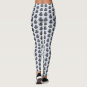 Leggings Peinture de caniche Miniature Jouet noir Art origi (Dos)