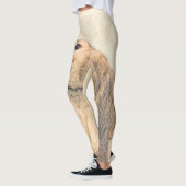 Leggings Peinture de Dachshund (Longhaïs) - Art original du (Gauche)