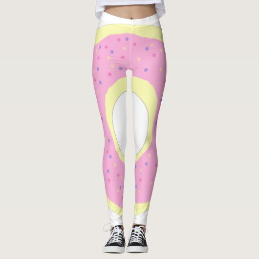 Leggings peinture de donut (Devant)