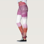 Leggings Peinture de fierté lesbienne (Gauche)