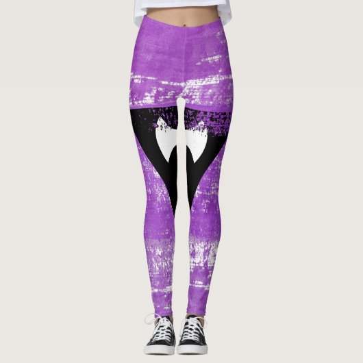 Leggings Peinture de fierté lesbienne (Labrys) (Devant)
