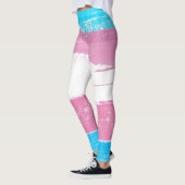 Leggings Peinture de la grille trans (Gauche)