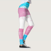 Leggings Peinture de la grille trans (Droite)