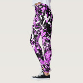 Leggings Peinture de plaque dans l'orchidée (Gauche)