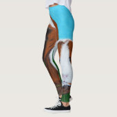 Leggings Peinture des cochons de Guinée (Gauche)