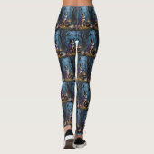 Leggings Peinture d'Halloween capricieuse australienne (Dos)