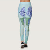 Leggings Peinture d'Hydrangea (Dos)