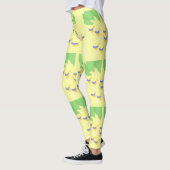 Leggings peinture d'oiseaux (Gauche)