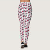 Leggings Peinture Downy Woodpecker - Art original pour oise (Dos)