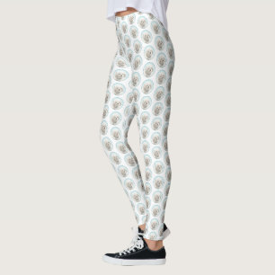 Leggings Peinture en coton de Tuléar - Joli art original po