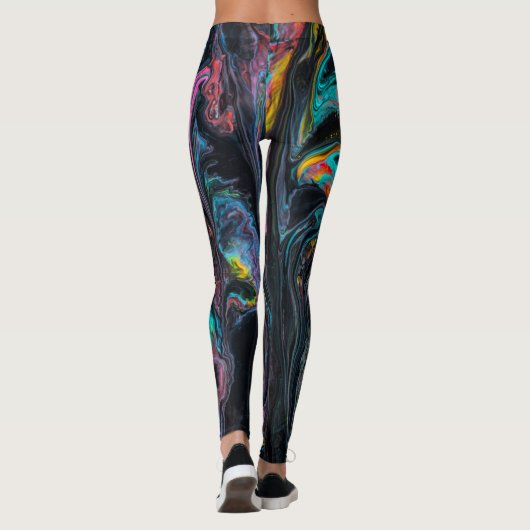 Leggings Peinture en marbre (Dos)