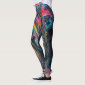 Leggings Peinture en marbre (Gauche)
