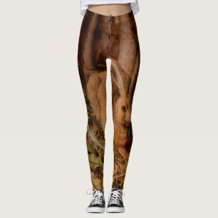 Leggings Peinture européenne Année du lapin 2023 Légumineus