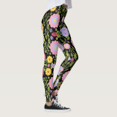 Leggings Peinture florale Pop Art Motif sans couture (Droite)