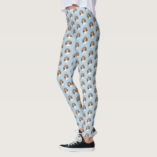 Leggings Peinture Foxhound en anglais - Joli art original c