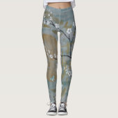 Leggings peinture grise du Japon du soleil de lune de (Devant)