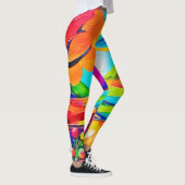 Leggings Peinture Harmonie à flanc de colline (Droite)