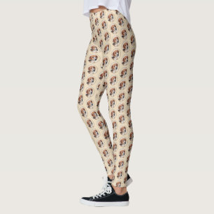 Leggings Peinture Harrier - Joli art original chien