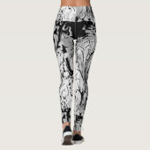 Leggings Peinture humide abstraite (Dos)