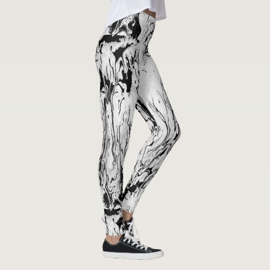 Leggings Peinture humide abstraite (Droite)