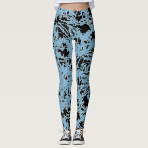 Leggings Peinture humide Abstraite