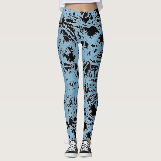 Leggings Peinture humide Abstraite (Devant)