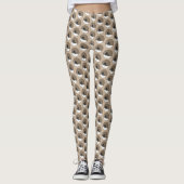 Leggings Peinture Junco foncée - Art original pour oiseaux (Devant)