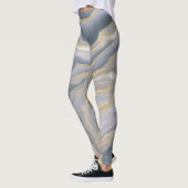 Leggings Peinture Liquide Gris Or Fluide (Gauche)