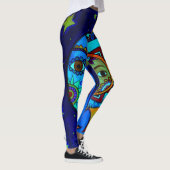 LEGGINGS PEINTURE LUNATIQUE DE COUPLES DU SOLEIL ET DE LUNE (Droite)