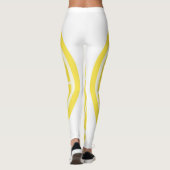 Leggings peinture orange (Dos)