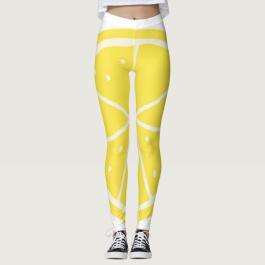 Leggings peinture orange (Devant)