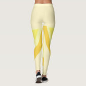Leggings peinture orange (Dos)