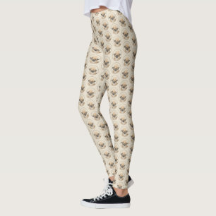 Leggings Peinture Pekingese - Cute Original Chien Art