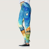 Leggings Peinture Pleine lune (Gauche)
