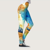 Leggings Peinture Pleine lune (Droite)