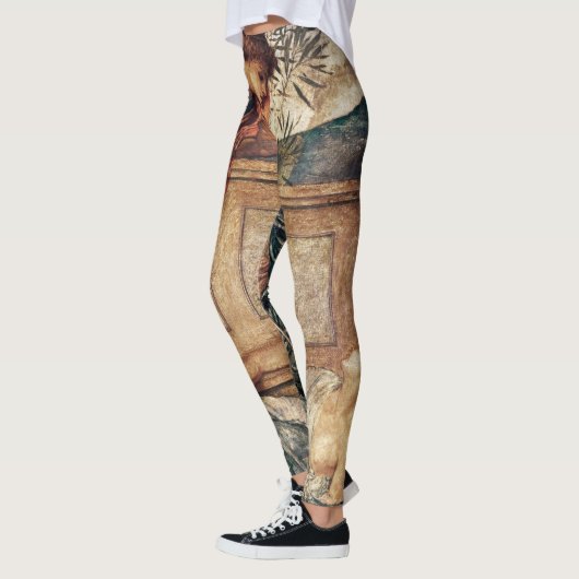Leggings Peinture pré-raphaélite cupide et psychique (Gauche)