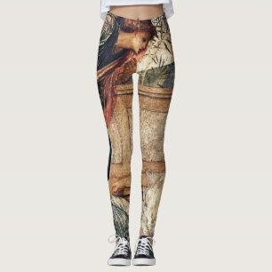 Leggings Peinture pré-raphaélite cupide et psychique