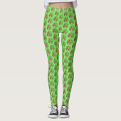 Leggings Peinture Red Fox - Art original de la faune (Devant)