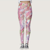 Leggings Peinture rose (Devant)