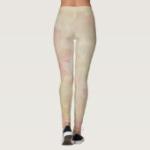 Leggings peinture rose Abstraite (Dos)