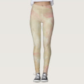 Leggings peinture rose Abstraite (Devant)