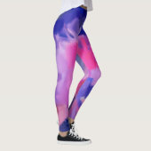 Leggings Peinture rose et bleu (Droite)