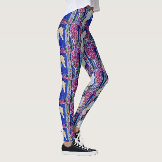 Leggings Peinture sur hippocampe (Droite)