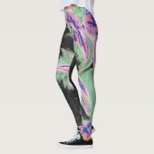 Leggings Peinture sur une orchidée tropicale (Gauche)